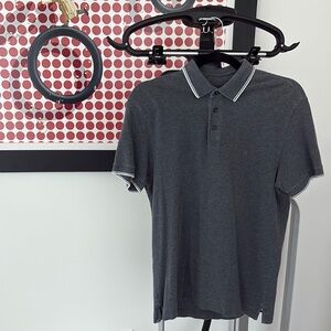 Zegna Gray Polo Shirt